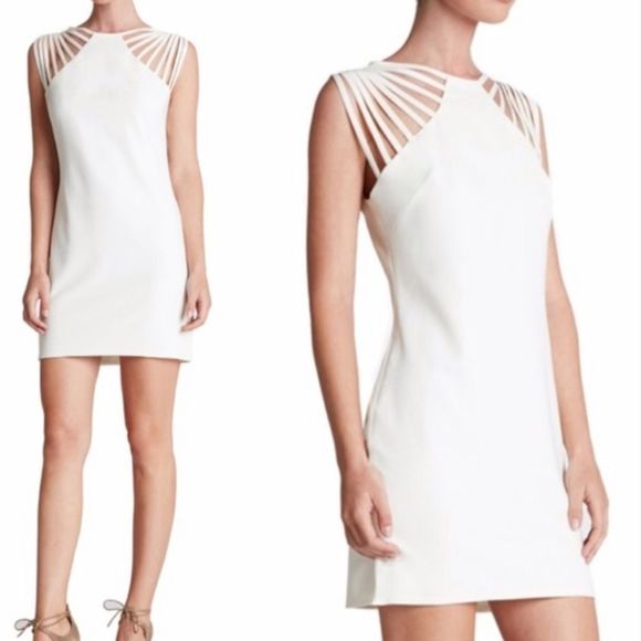 Dress the Population Dresses & Skirts - Dress the Population Cora Cage Dress Size XL White